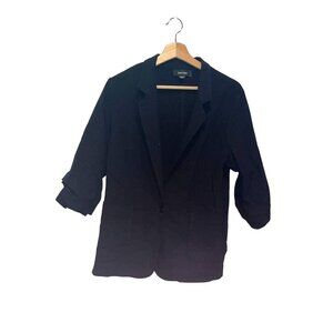 Karen Kane Black Textured Blazer Jacket XL Single Button Womens Office Wear